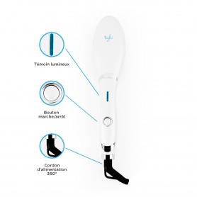 Brosse chauffante et lissante céramique BRUSHINN Yoghi 2