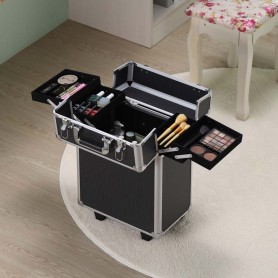 Valise trolley de maquillage MAKE ME UP GO noir Prego 2