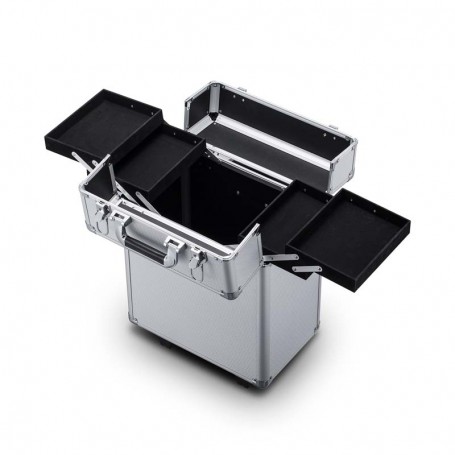 Valise trolley de maquillage MAKE ME UP GO gris Prego