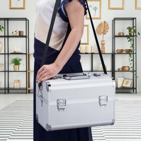 Malette de maquillage MAKE ME UP LITE gris Prego