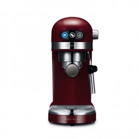 Machine à expresso 19 bars avec buse inox LITTLE VENICE bordeaux Kitchencook