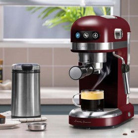 Machine à expresso 19 bars avec buse inox LITTLE VENICE bordeaux Kitchencook 2