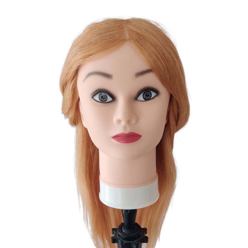 Tête à coiffer avec chevelure naturelle HAIR DESIGN Yoghi