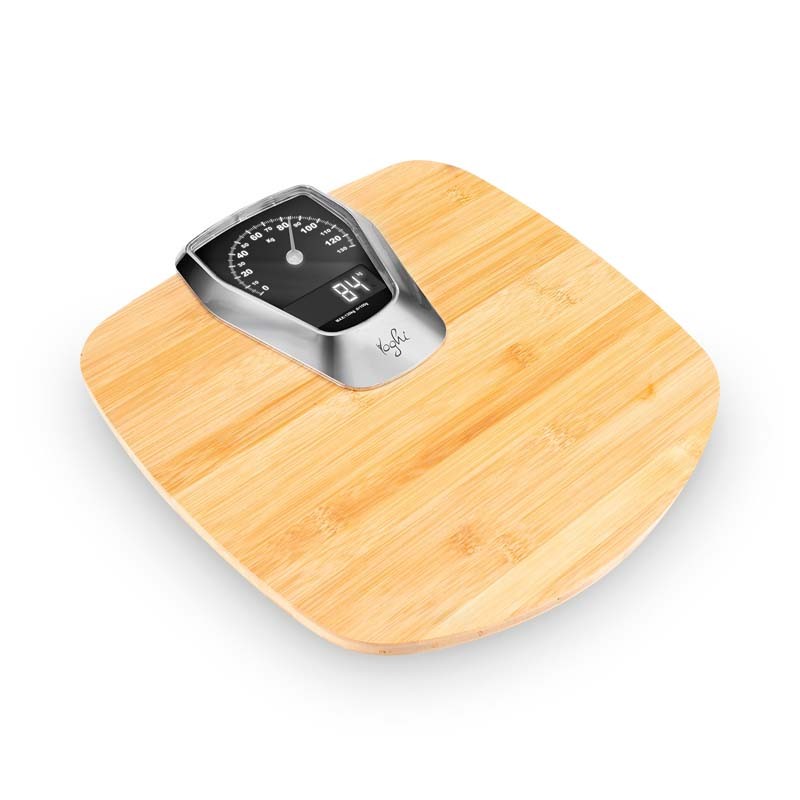 Pèse personne en bambou analogique et numérique DRSCALE ULTIMATE Yoghi