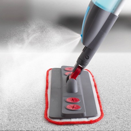 Balai vaporisateur avec serpillère microfibre lavable SUPERMOP Harper