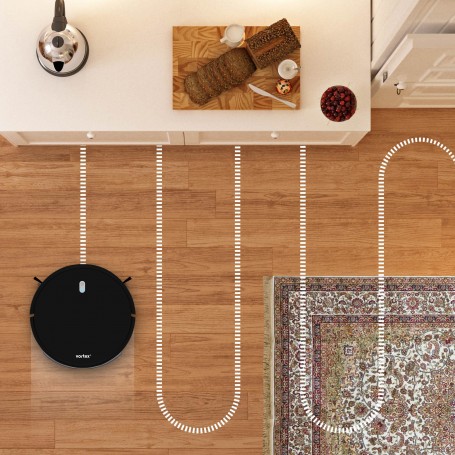 ASPIRATEUR ROBOT LAVEUR 2 EN 1 CONNECTE & INTELLIGENT ICLEAN 200 DE VORTEX