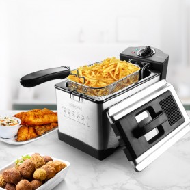 Friteuse 3L inox semi pro FRY PLUS Kitchencook 2