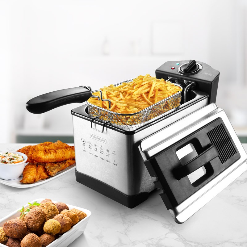 Friteuse 3L inox semi pro FRY PLUS Kitchencook