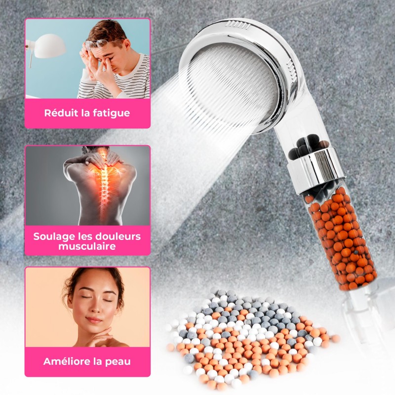 POMMEAU DE DOUCHE ECOFILTER DE YOGHI