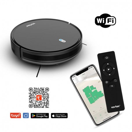 ASPIRATEUR ROBOT LAVEUR 2 EN 1 CONNECTE & INTELLIGENT ICLEAN 200 DE VORTEX