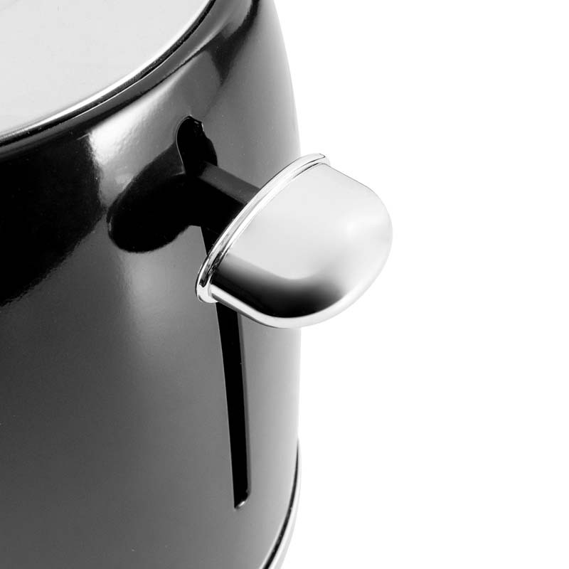 Grille pain style rétro double fentes RETRO TOAST noir de Kitchencook