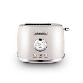 Grille pain style rétro double fentes RETRO TOAST crème Kitchencook