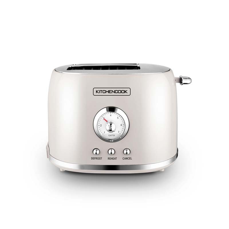 Grille pain style rétro double fentes RETRO TOAST crème Kitchencook