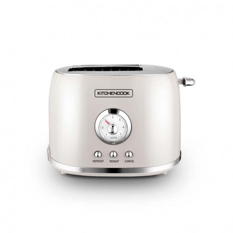 Grille pain style rétro double fentes RETRO TOAST crème Kitchencook