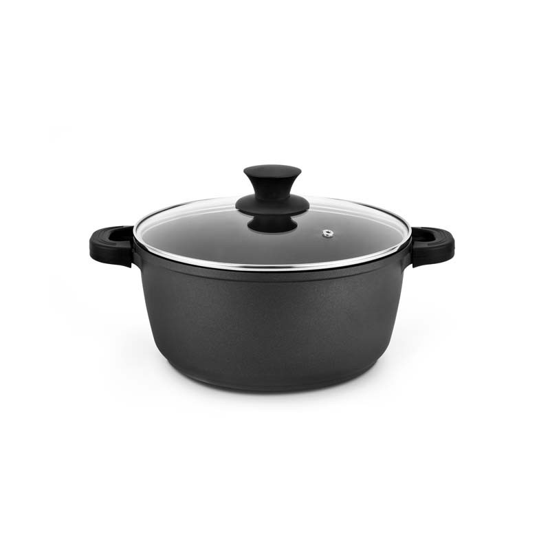 Faitout en fonte d'aluminium anti adhésif 24 cm LEON Kitchencook