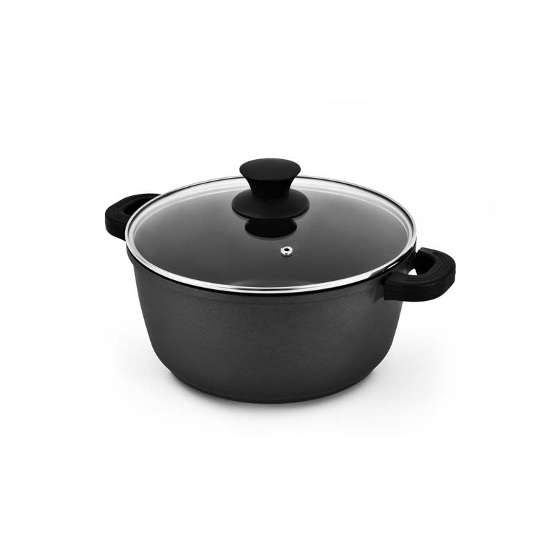 Faitout en fonte d'aluminium anti adhésif 24 cm LEON Kitchencook