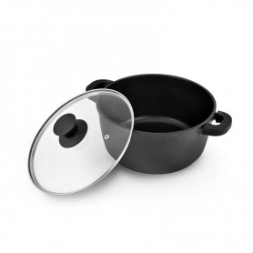 Faitout en fonte d'aluminium de 30 cm LEON_FT30TFI de Kitchencook