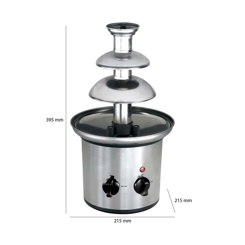 Fontaine à chocolat avec cascades extra lisses Clatronic