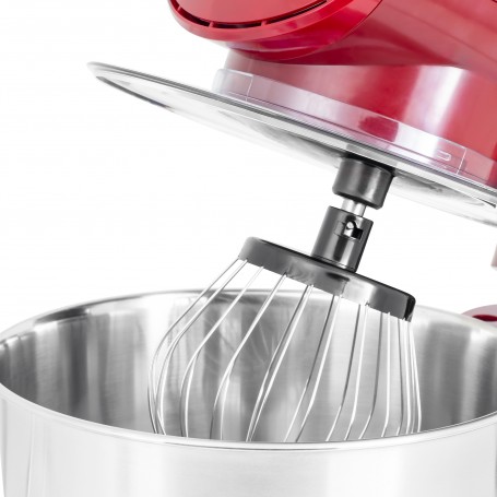 Robot pétrin avec bol inox 5L AK80V2 Kitchencook Rouge