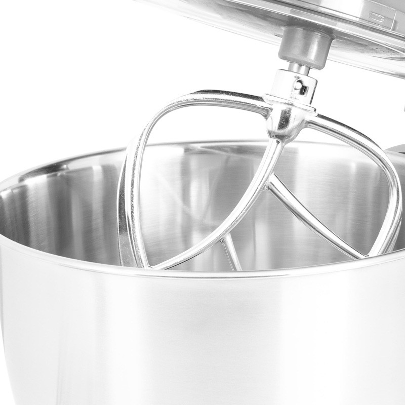 Robot pétrin avec bol inox 5 L AK80 Kitchencook Gris