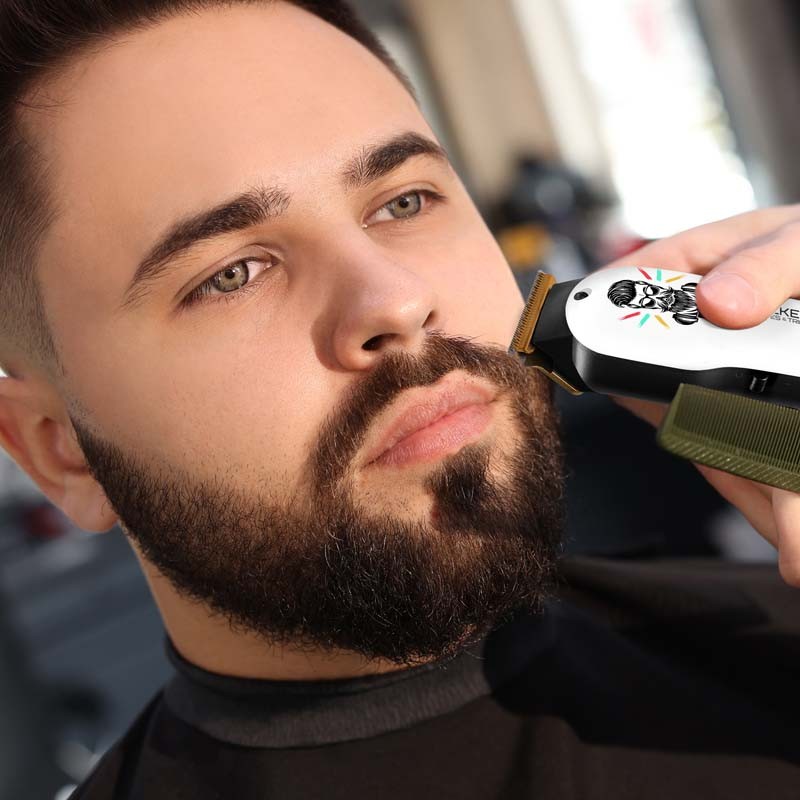 Tondeuse sans fil avec lames en acier inoxydable BMAX blanc Becker