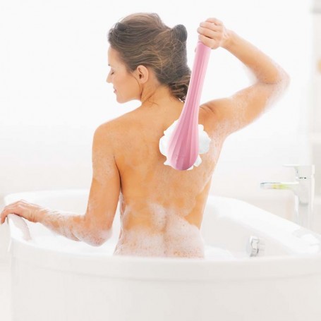 Brosse de douche électrique rose sans fil 4en1 CLEANBODY Yoghi