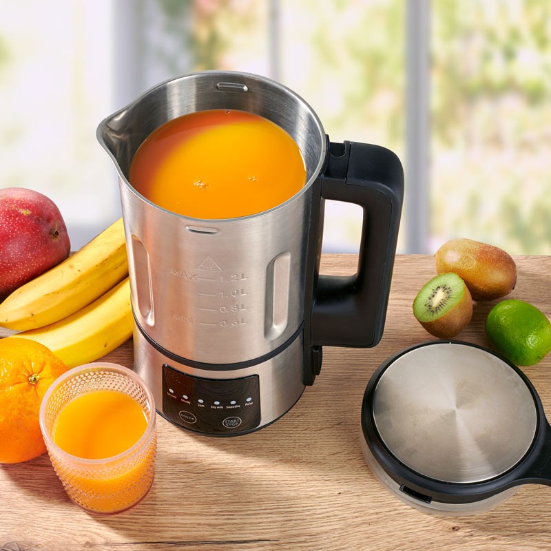 Blender chauffant et Soup Maker inox CREAMIX Kitchencook