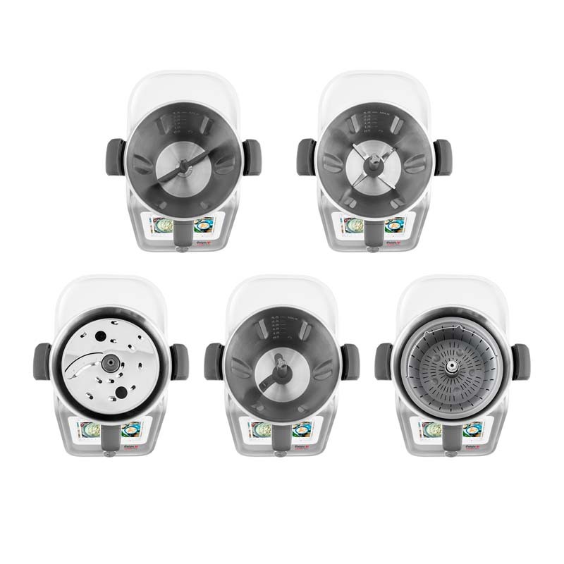 Robot cuiseur connecté 800 recettes CUISIOXTCONNECT gris Kitchencook