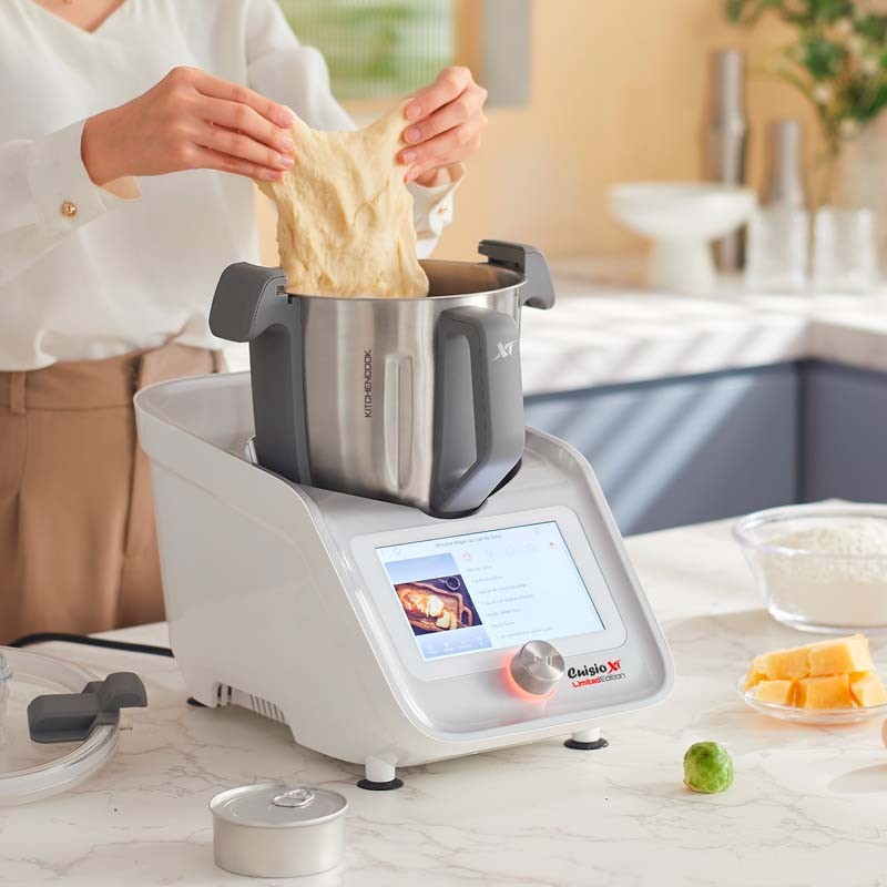 Robot cuiseur connecté 800 recettes CUISIOXTCONNECT gris Kitchencook