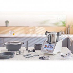 Robot cuiseur connecté 800 recettes CUISIOXTCONNECT gris Kitchencook 2