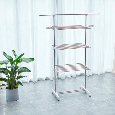 Etendoir 25 mètres d'étendage en acier inoxydable EX100 Garnier