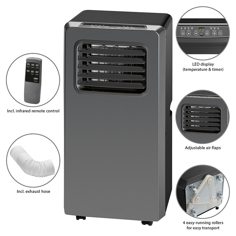 Climatiseur mobile et compact avec poignée FRESH8 Clatronic