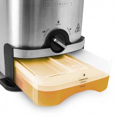 Friteuse 3.5L avec système de filtration d'huile FRY SMART de Kitchencook