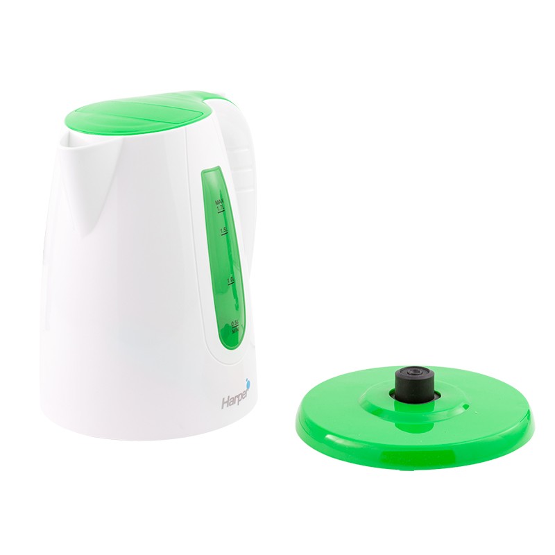Bouilloire base pivotante 1.7L HWK11 vert Harper