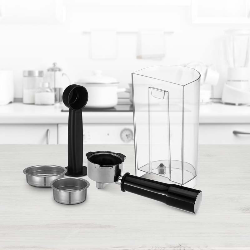 Machine à expresso 19 bars avec buse inox LITTLE VENICE bordeaux Kitchencook