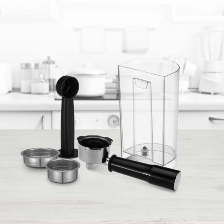 Machine à expresso 19 bars avec buse inox LITTLE VENICE bordeaux Kitchencook