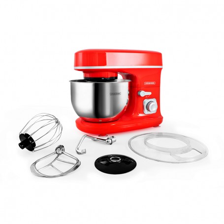 Robot pétrin 5L mouvement planétaire REVOLVE rouge Kitchencook