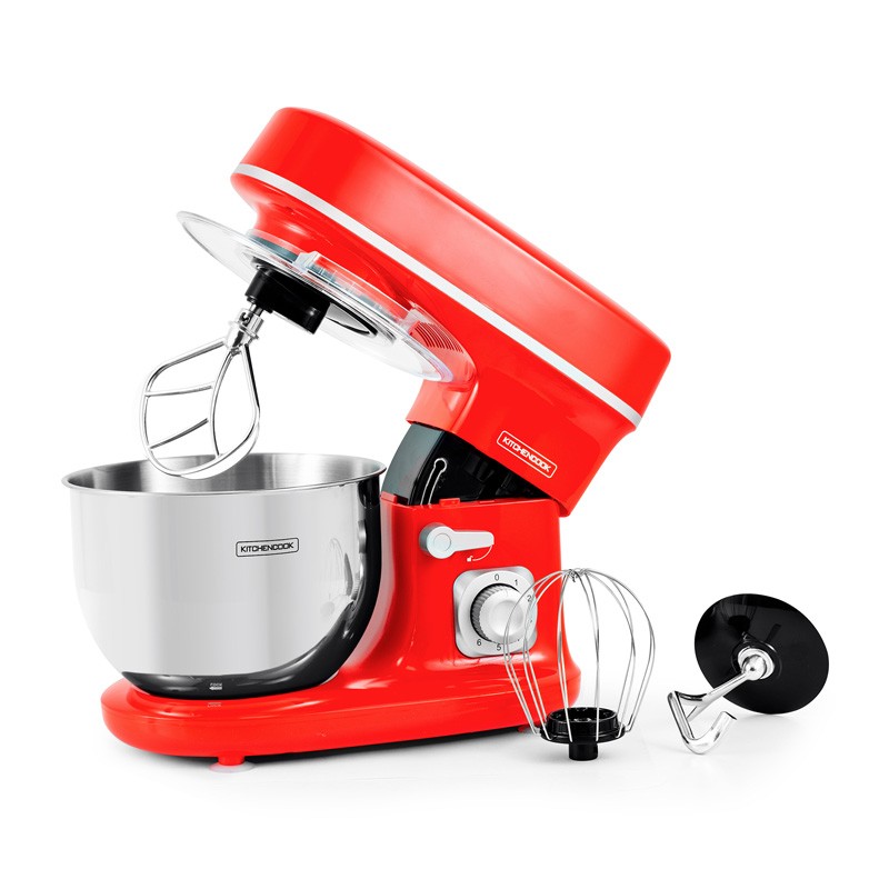 Robot pétrin 5L mouvement planétaire REVOLVE rouge Kitchencook