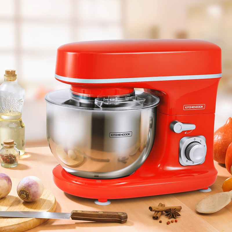 Robot pétrin 5L mouvement planétaire REVOLVE rouge Kitchencook