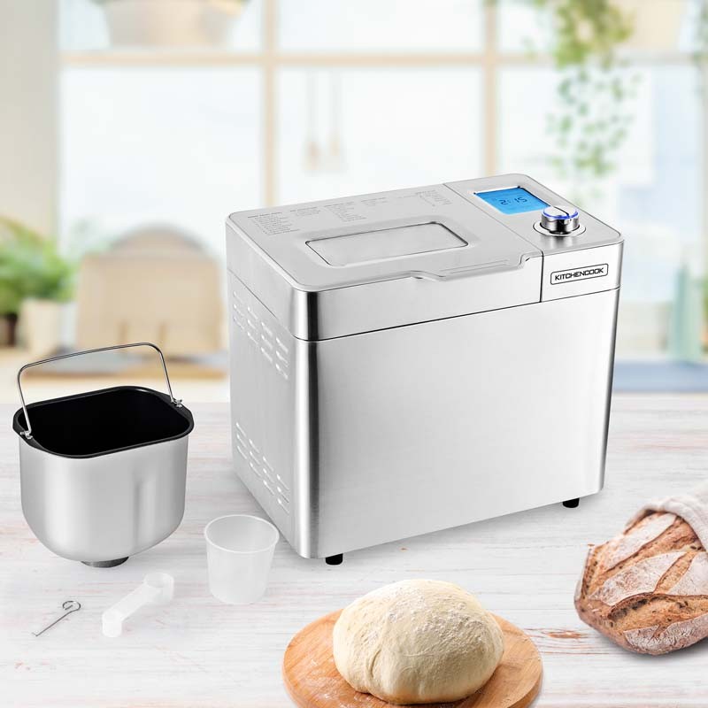 Machine à pain inox 25 programmes avec cuve anti adhésive SMARTI Kitchencook