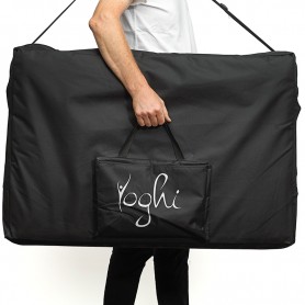 Table de massage pliante avec accessoires et housse TDM102 marron Yoghi 2