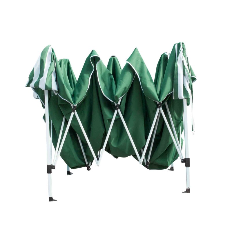 Tonnelle de jardin pliable 9m² en acier Harper