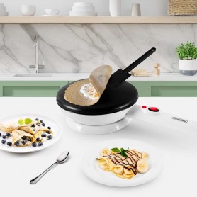 Crêpière électrique blanche sans fil de 20 cm CREPEASY de Kitchencook 2