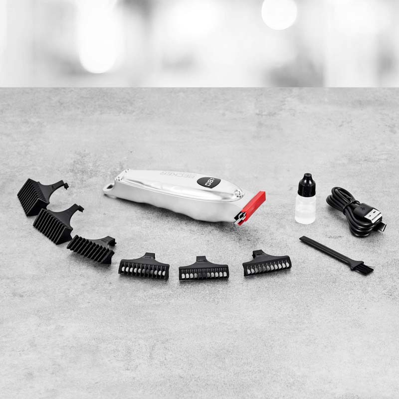 Tondeuse pro en métal avec lames en inox et pochette VMAX+ Becker