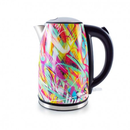 Bouilloire inox 1.7L avec filtre anti calcaire lavable CHILL Kitchencook