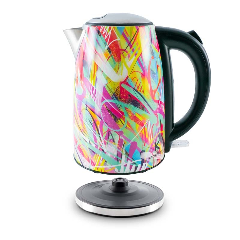 Bouilloire inox 1.7L avec filtre anti calcaire lavable CHILL Kitchencook