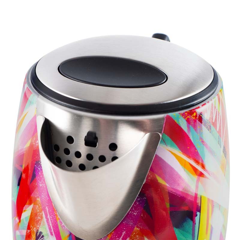 Bouilloire inox 1.7L avec filtre anti calcaire lavable CHILL Kitchencook