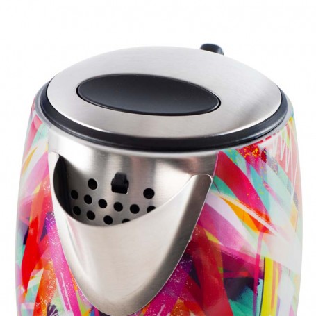 Bouilloire inox 1.7L avec filtre anti calcaire lavable CHILL Kitchencook