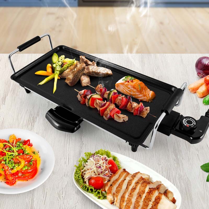 Plancha électrique avec revêtement anti-adhésif KPAN de la marque Kitchencook