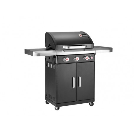 Barbecue à gaz en acier inoxydable avec grille de cuission REXON PTS3 de la marque Landmann
